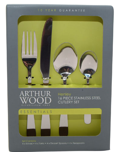 Arthur Wood Henley 16pc Cutlery Set